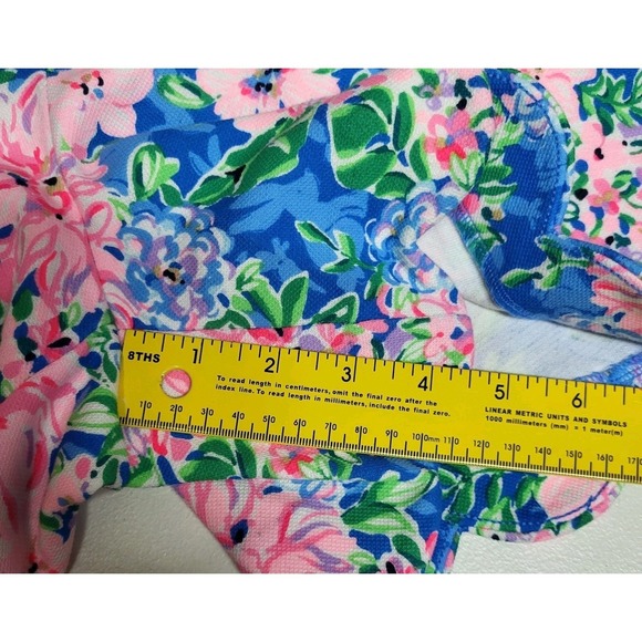 Lilly Pulitzer Buttercup Knit Shorts Multi Spring In Your Step Sz 8 NWT - Picture 14 of 14